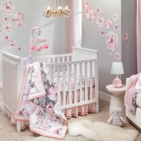 Signature Botanical Baby 4-Piece Crib Bedding Set by Lambs & Ivy