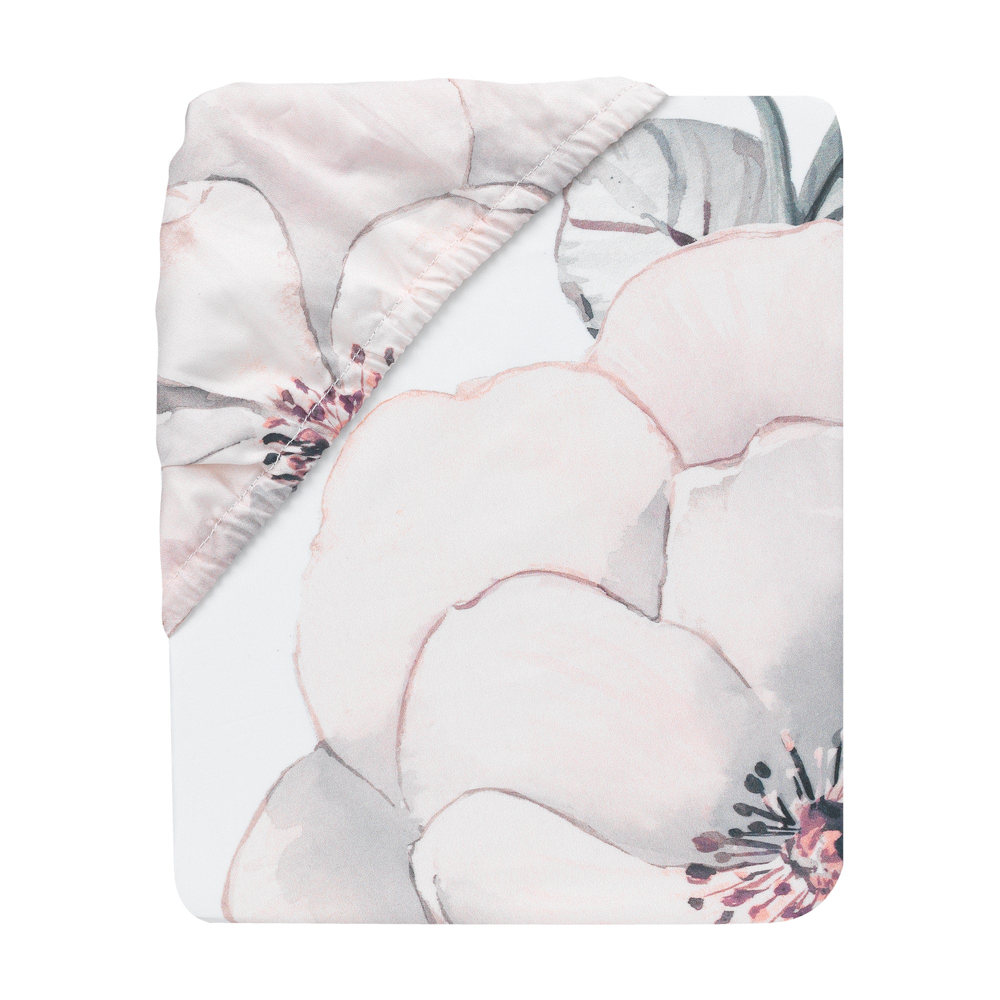 Signature Botanical Baby Cotton Fitted Crib Sheet by Lambs & Ivy