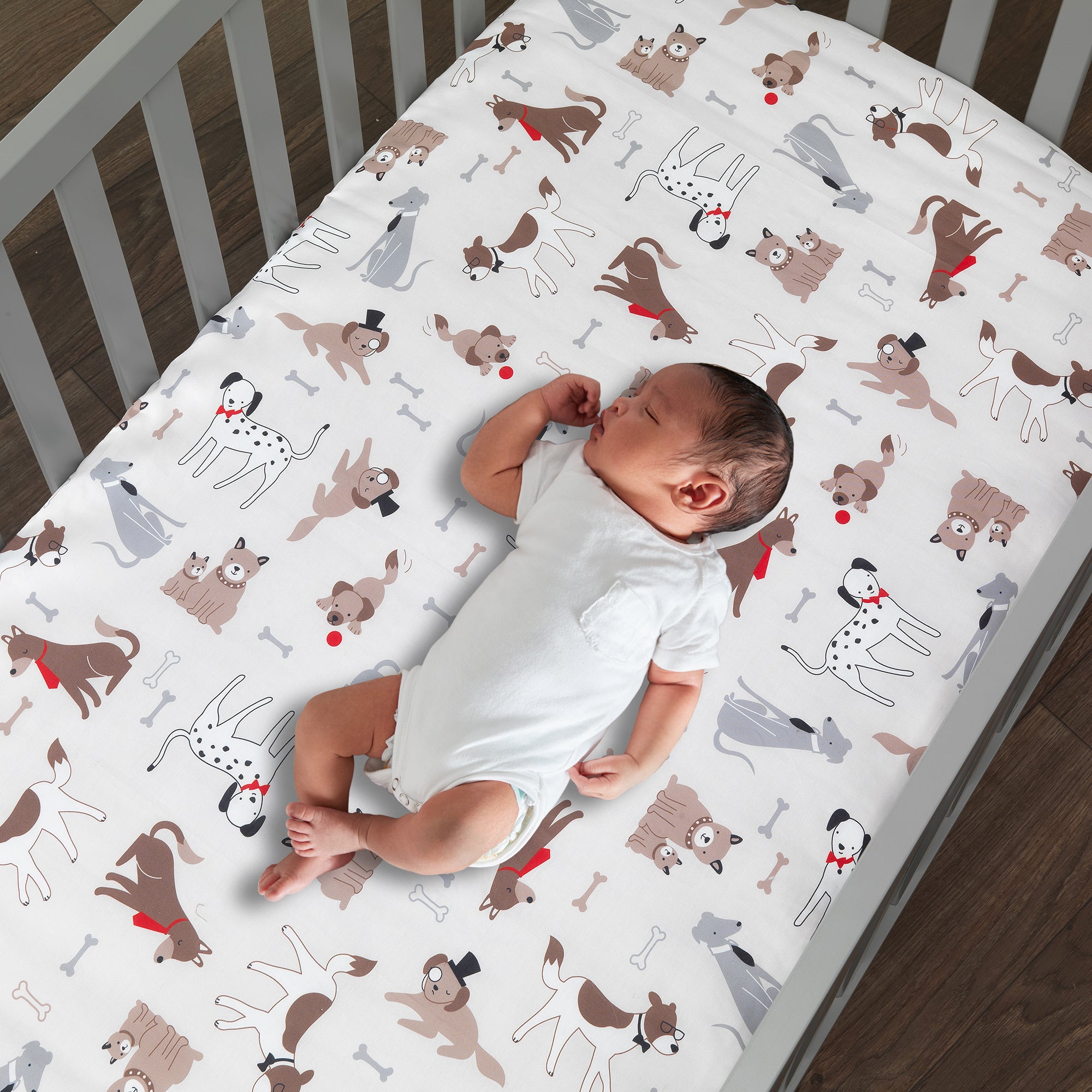 Bow Wow 3-Piece Crib Bedding Set by Lambs & Ivy