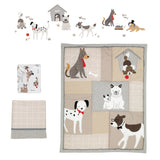 Bow Wow 4-Piece Crib Bedding Set by Lambs & Ivy