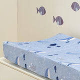 Bubbles and Squirt Changing Pad Cover by Lambs & Ivy