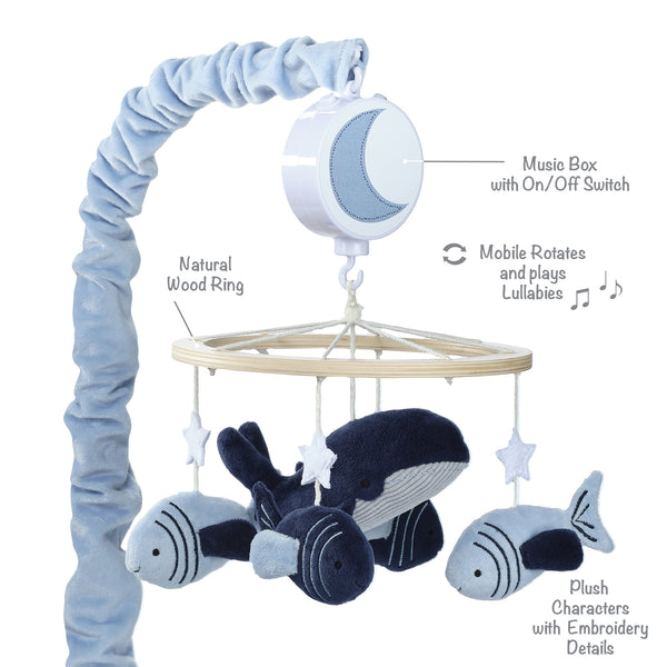 Bubbles & Squirt Musical Baby Crib Mobile by Lambs & Ivy