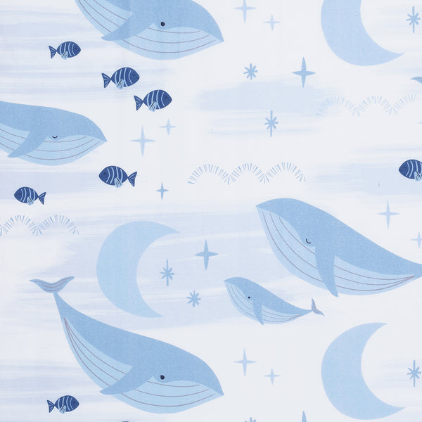 Bubbles & Squirt Cotton Fitted Crib Sheet by Lambs & Ivy