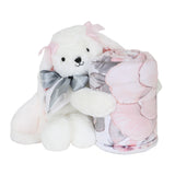 Floral Blanket & Plush Bunny Baby Gift Set by Lambs & Ivy