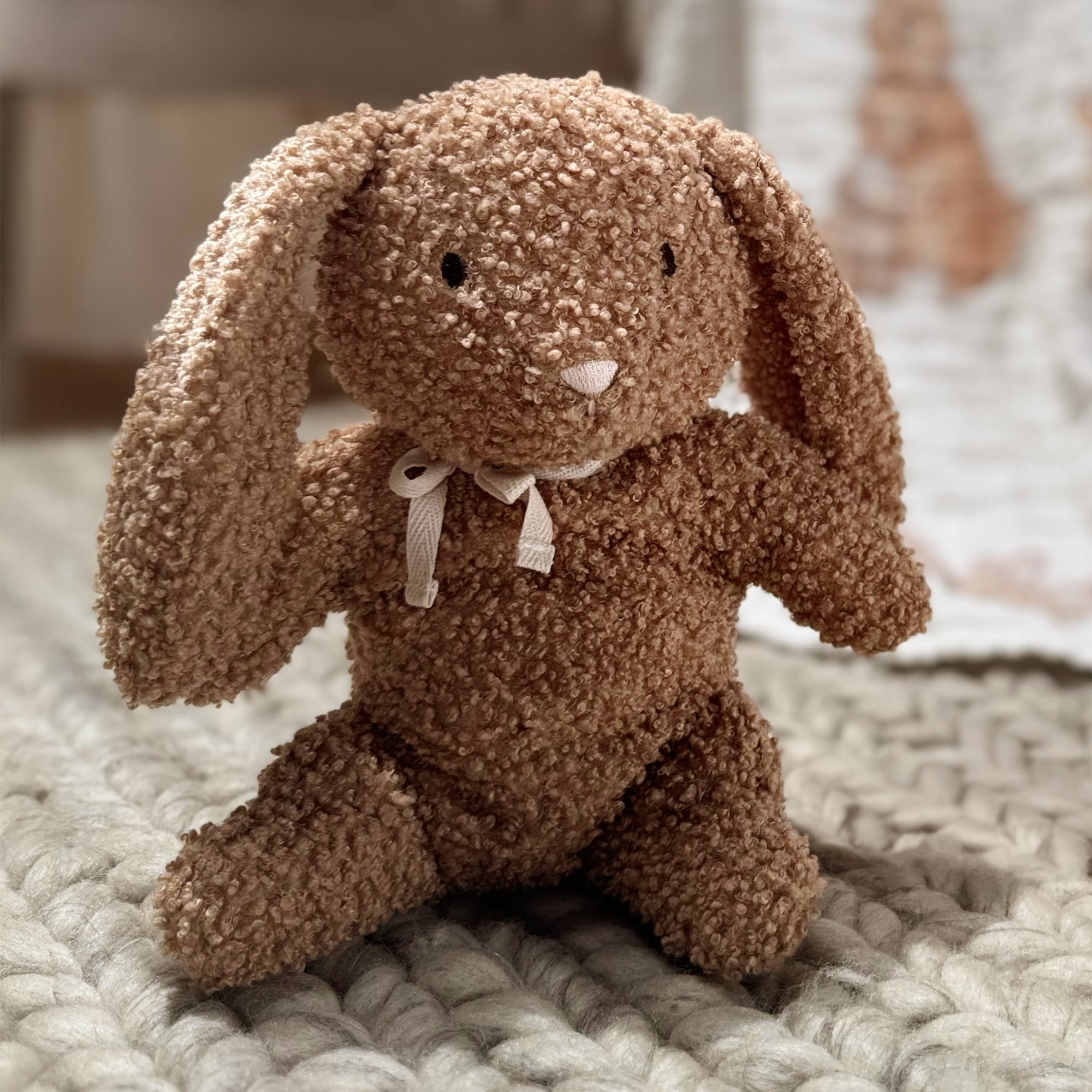 Signature Bunny Hop Plush Rabbit Stuffed Animal Toy - Honey – Lambs & Ivy
