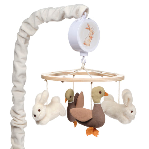 Bunny Hop Musical Baby Crib Mobile by Lambs & Ivy