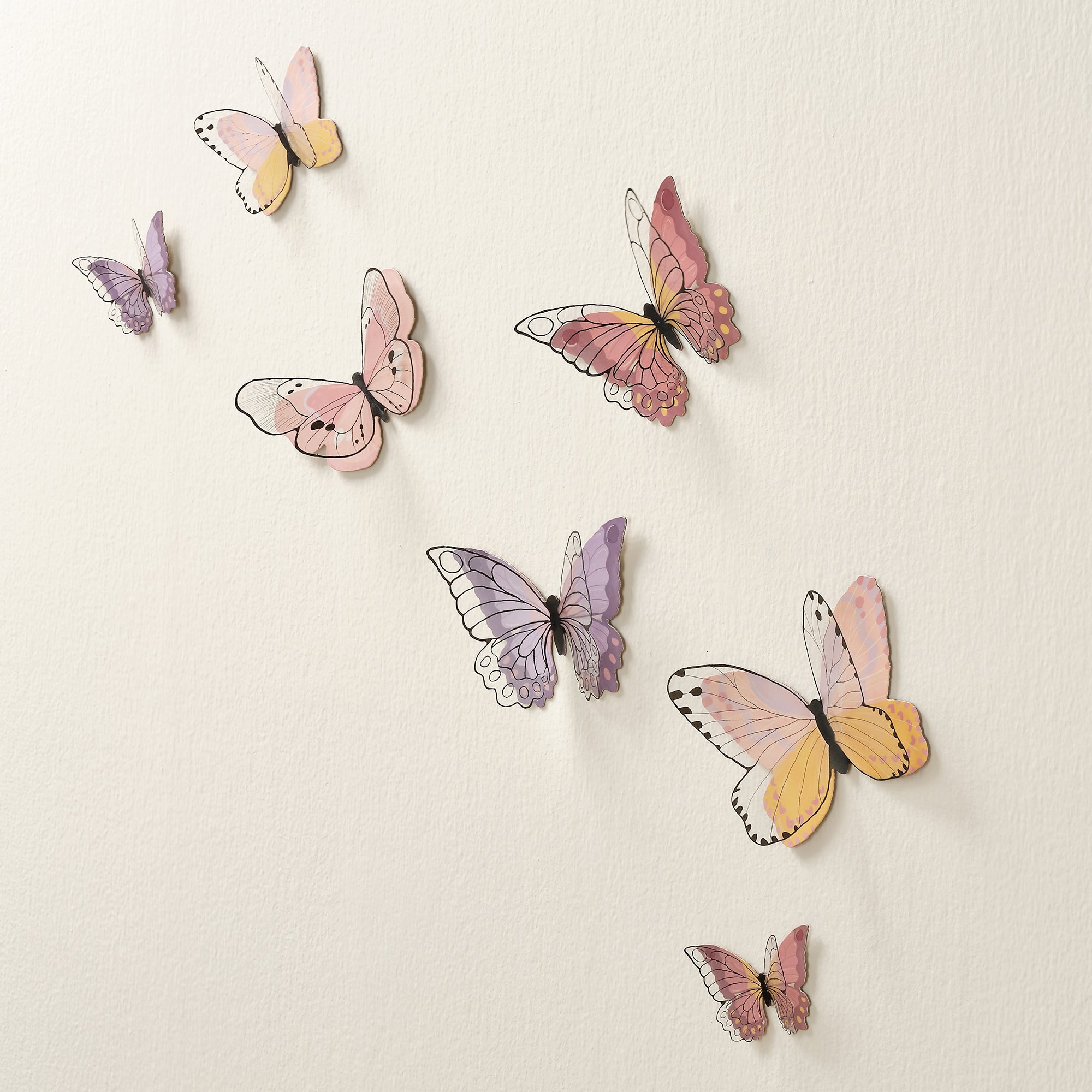 Butterfly Dreams 3D Wall Decals by Lambs & Ivy