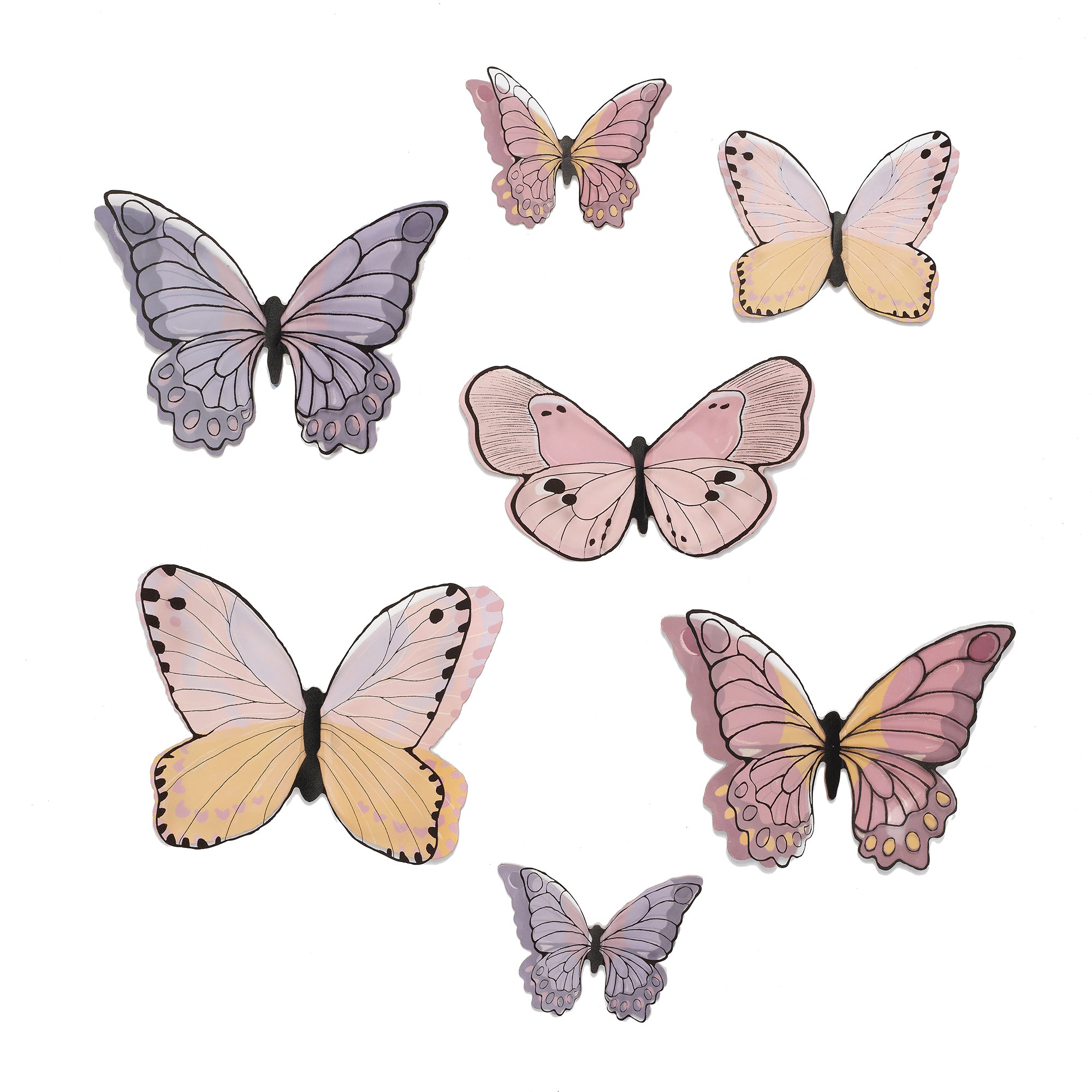 Butterfly Dreams 3D Wall Decals by Lambs & Ivy