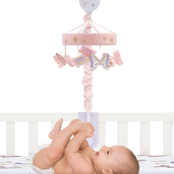 Butterfly Dreams Musical Baby Crib Mobile by Lambs & Ivy