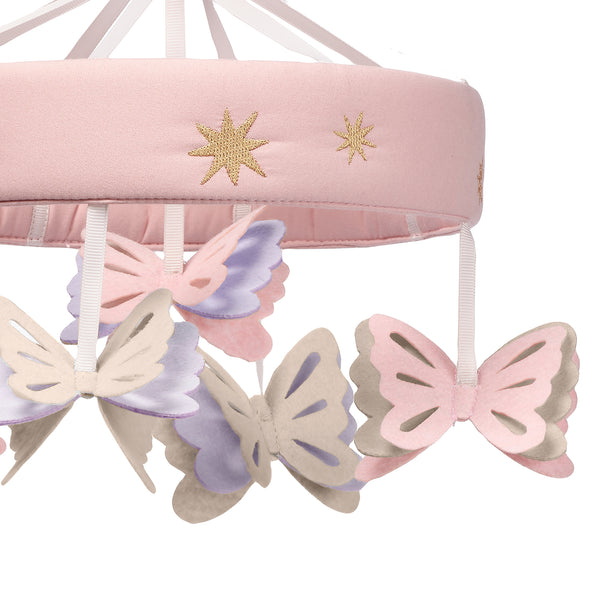 Butterfly Dreams Musical Baby Crib Mobile by Lambs & Ivy