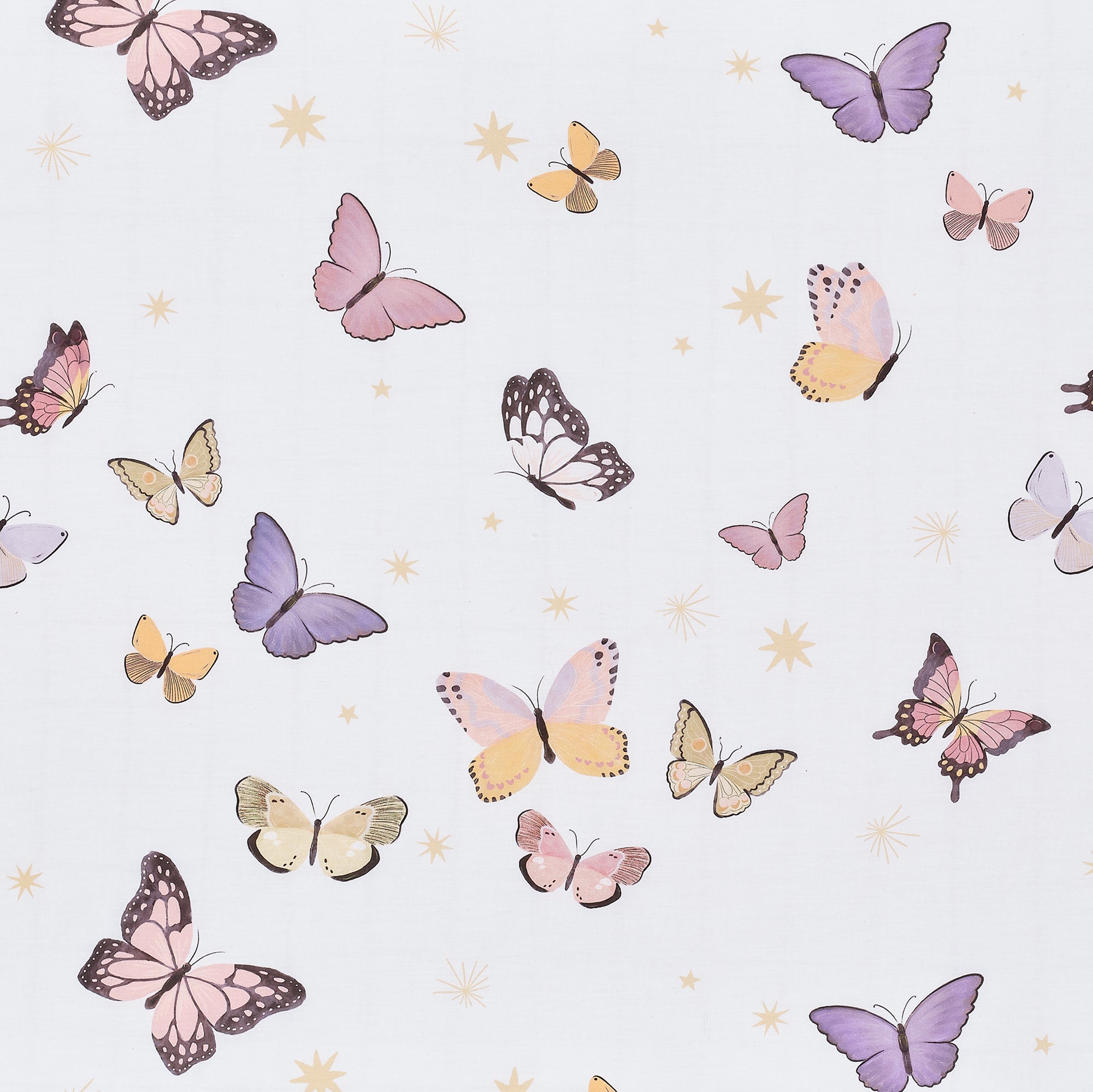 Butterfly Dreams Cotton Fitted Crib Sheet by Lambs & Ivy