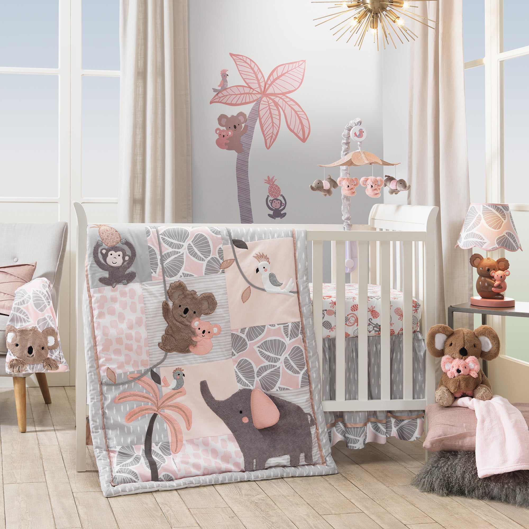 Calypso Cotton Fitted Crib Sheet by Lambs & Ivy