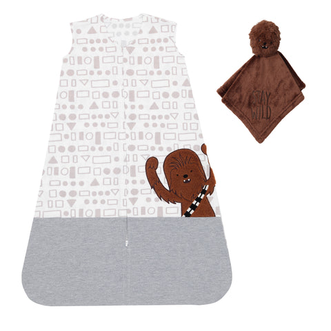 Star Wars Chewbacca Wearable Blanket & Lovey Gift Set by Lambs & Ivy