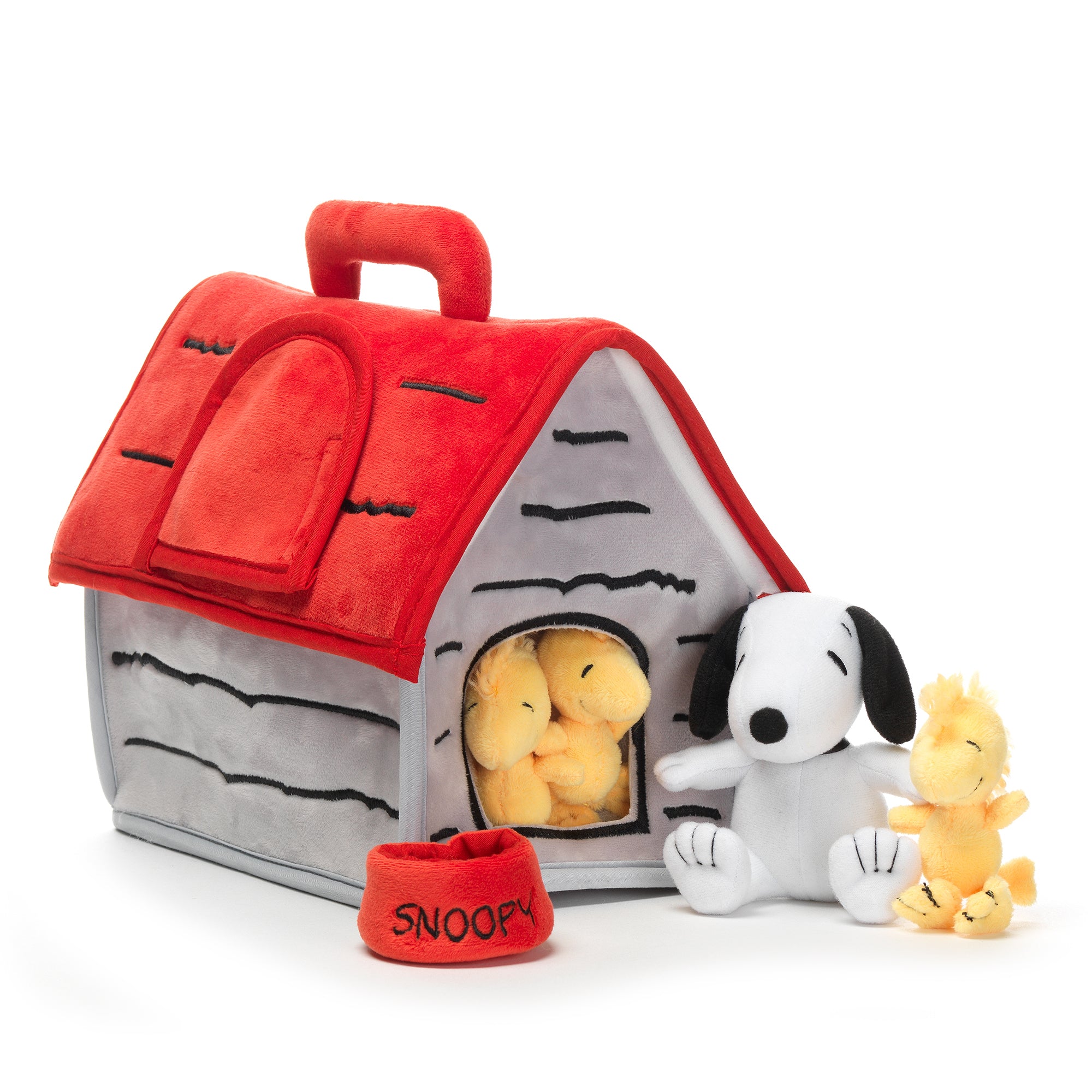 【NEW】SNOOPY & CHARLIE VUITTON DOG HOUSE Classic Snoopy Interactive Plush Doghouse with 5 Stuffed Animal