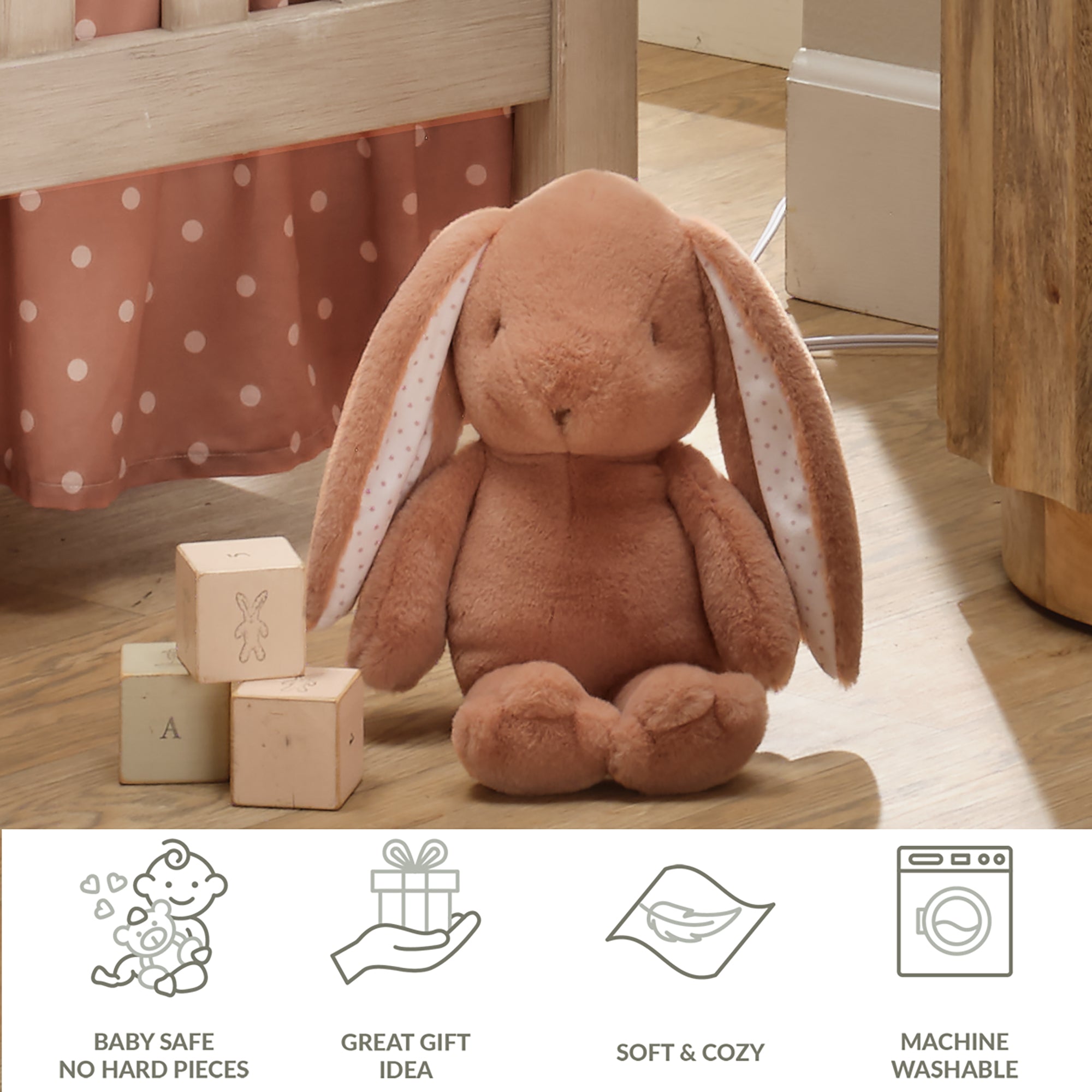 Coco Plush Bunny by Lambs & Ivy