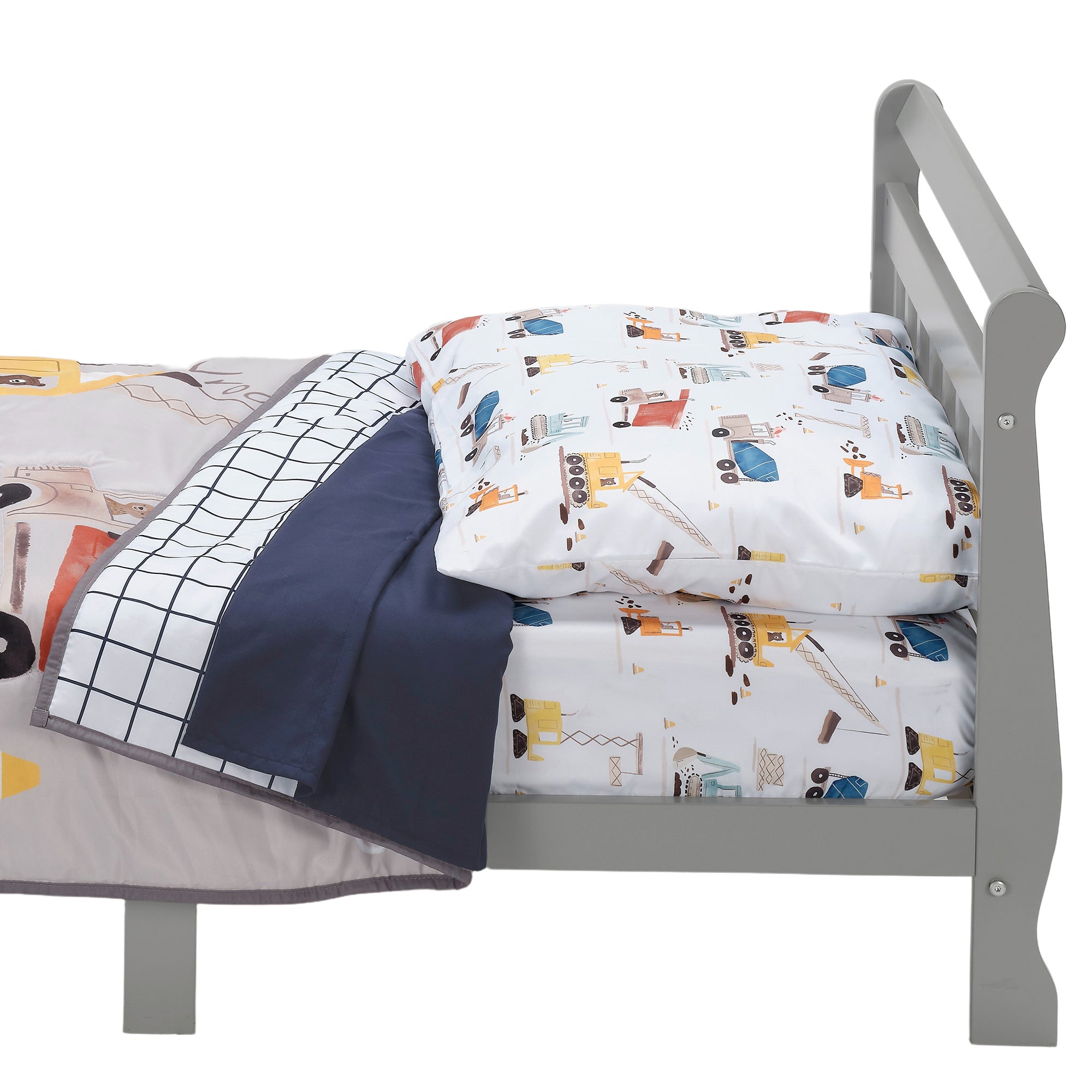 4-Piece Construction Zone Toddler Bedding Set by Bedtime Originals