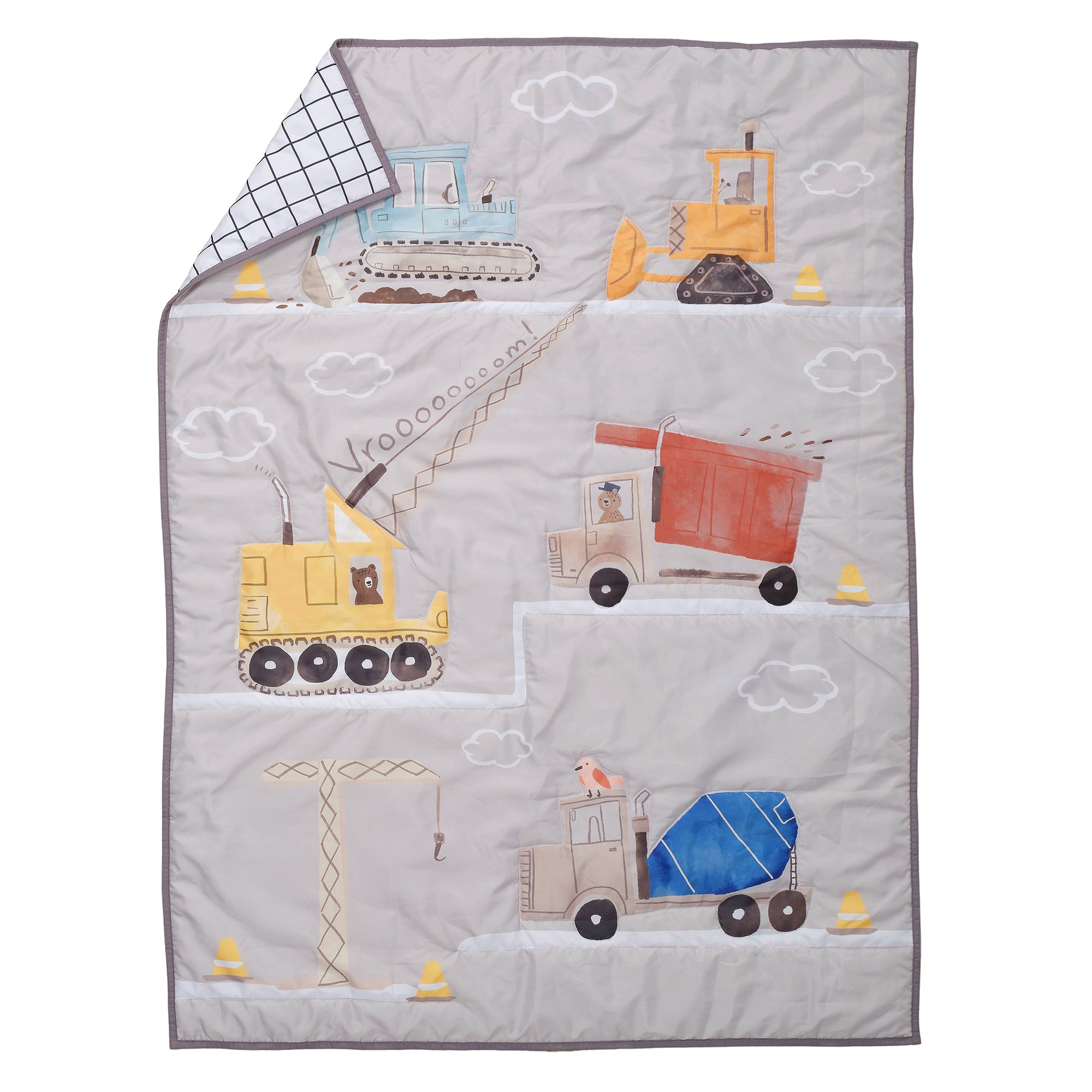 4-Piece Construction Zone Toddler Bedding Set by Bedtime Originals