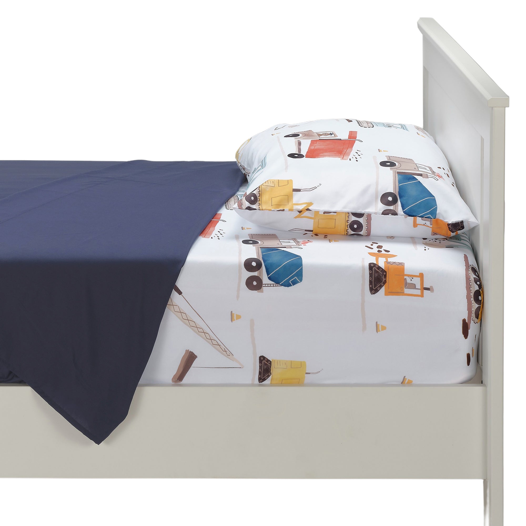 Construction Zone Twin Sheets & Pillowcase Set by Bedtime Originals