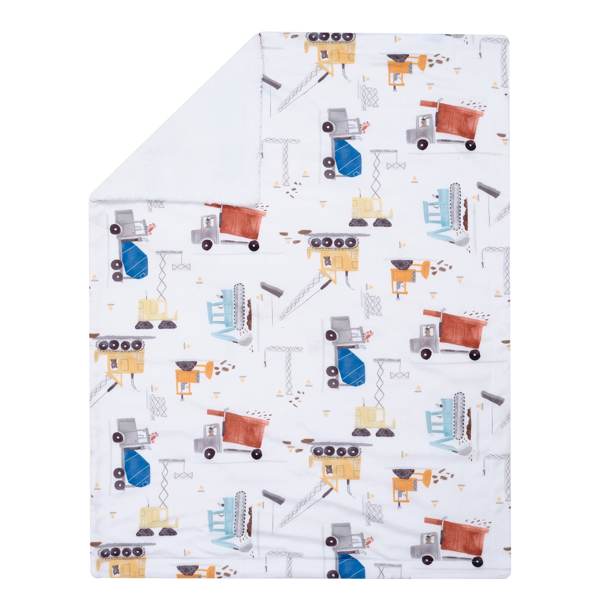 Construction Zone Baby Blanket by Bedtime Originals