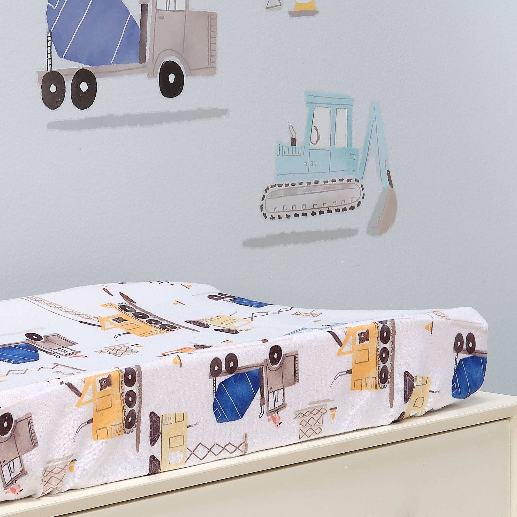 Construction Zone Changing Pad Cover by Bedtime Originals
