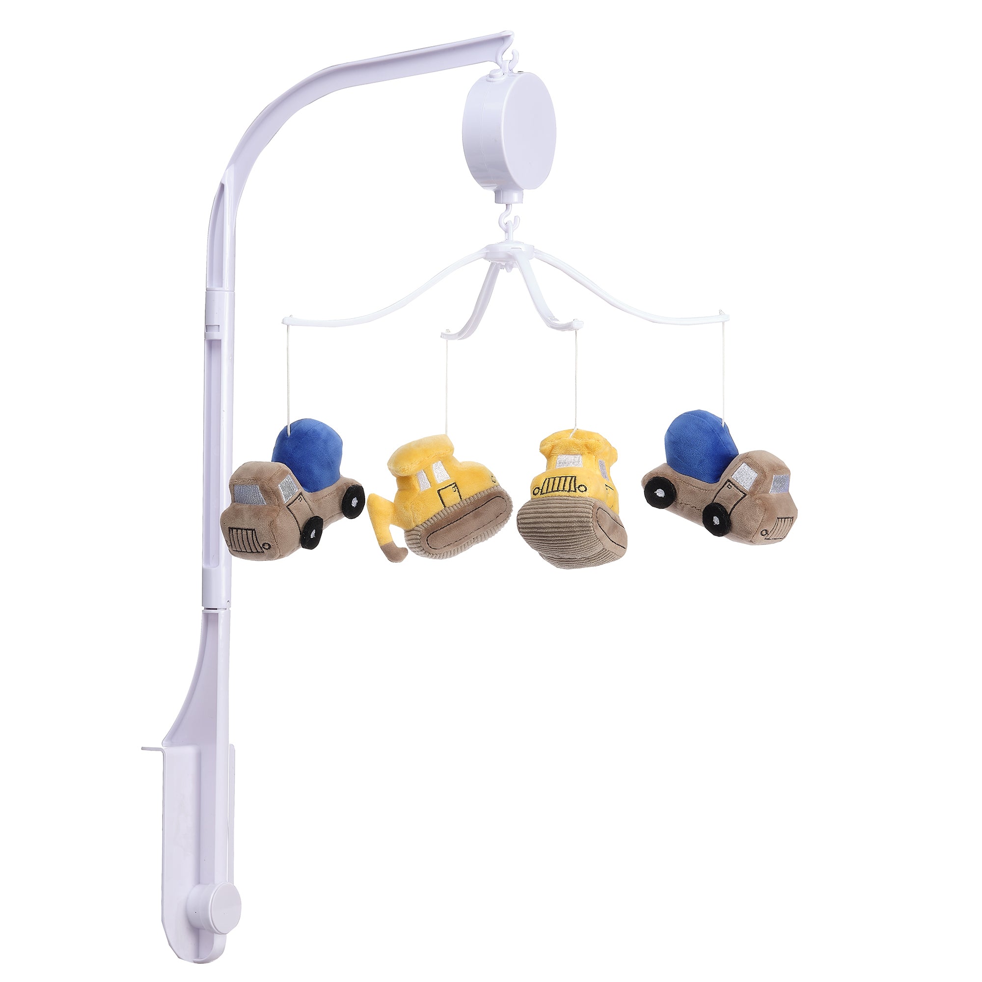 Construction Zone Musical Baby Crib Mobile Soother Toy
