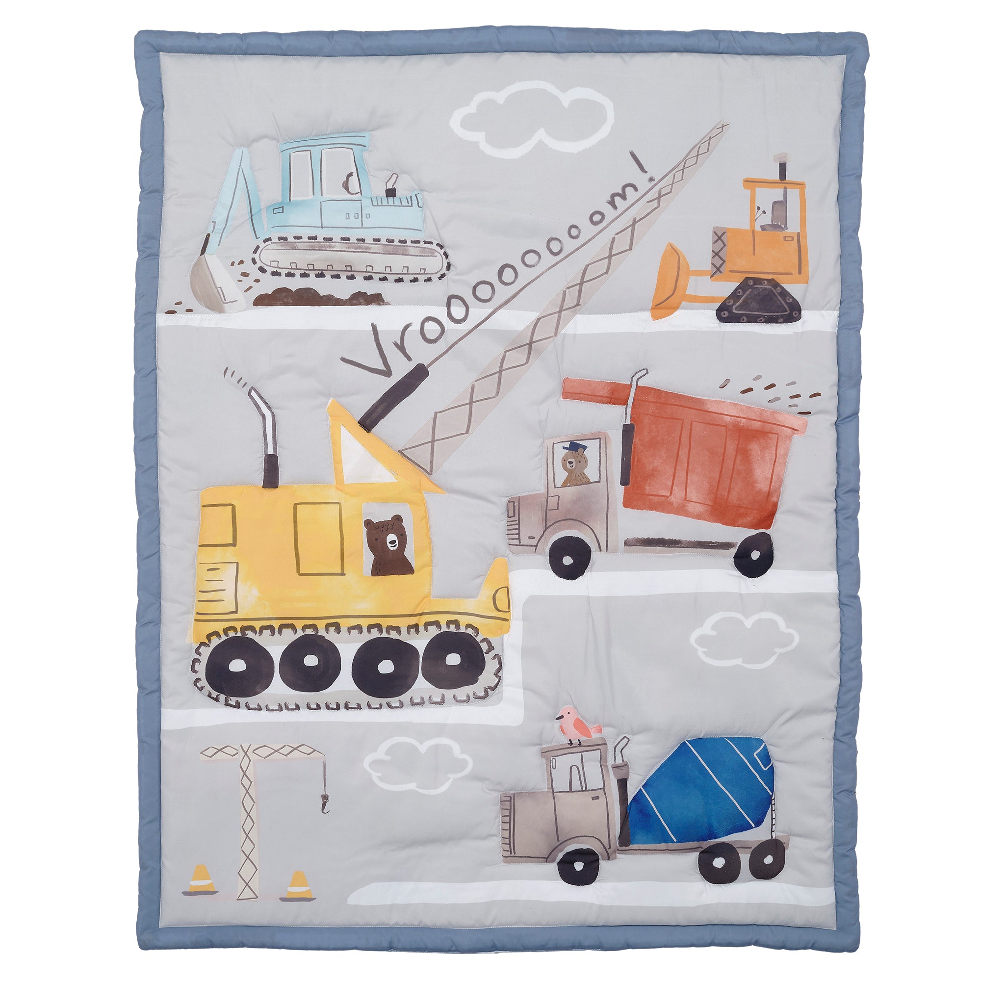 Construction Zone 3-Piece Crib Bedding Set by Bedtime Originals
