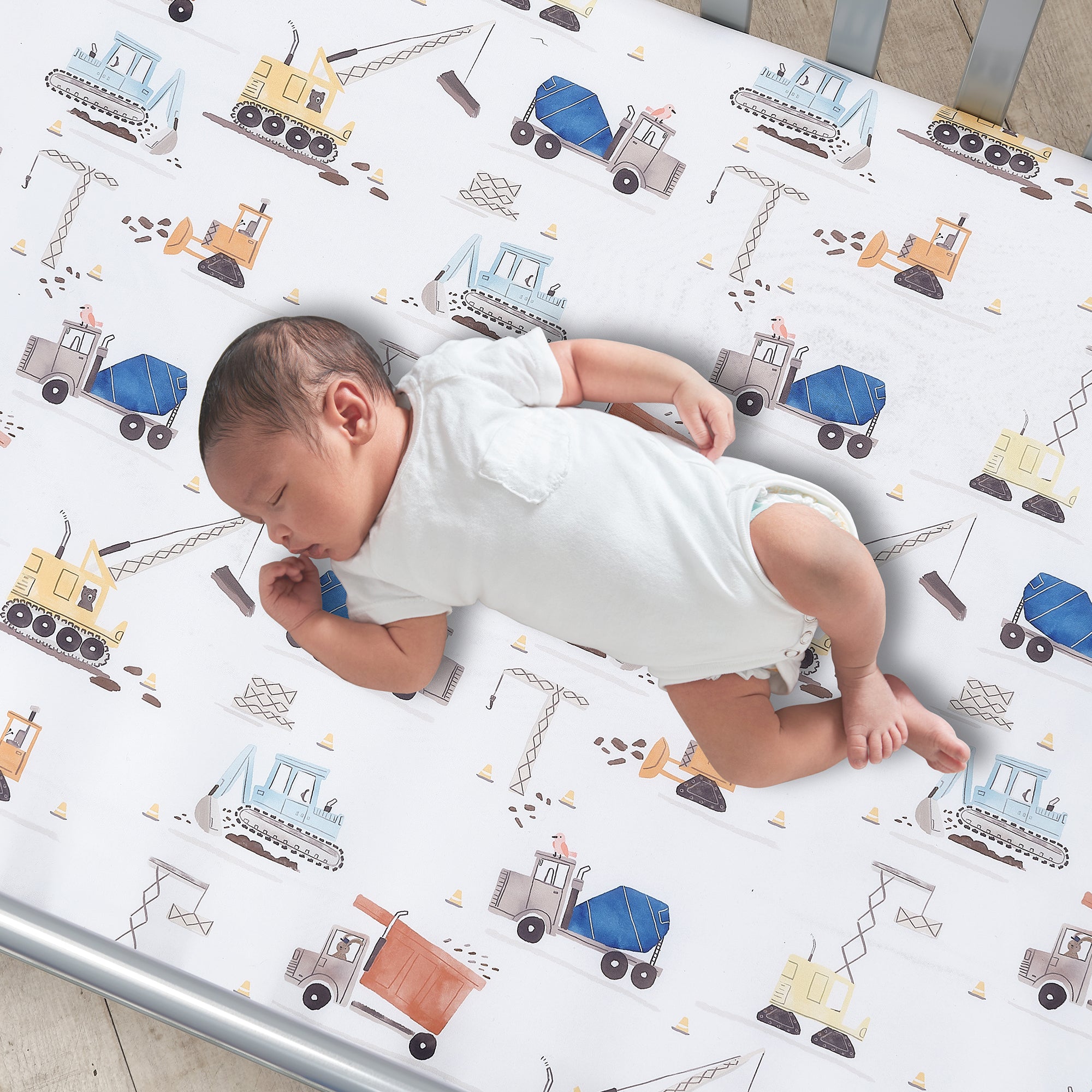 Construction Zone 3-Piece Crib Bedding Set by Bedtime Originals