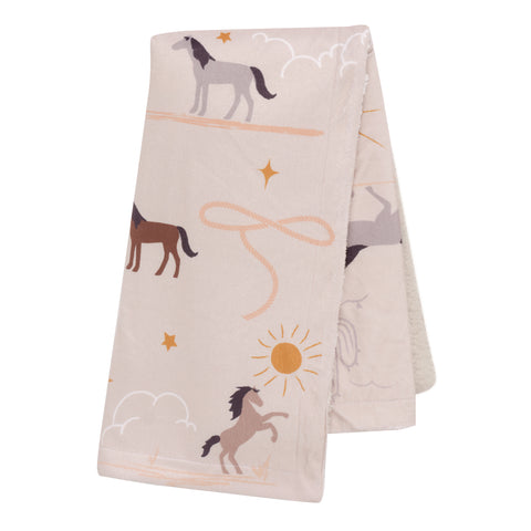 Country Western Baby Blanket by Lambs & Ivy