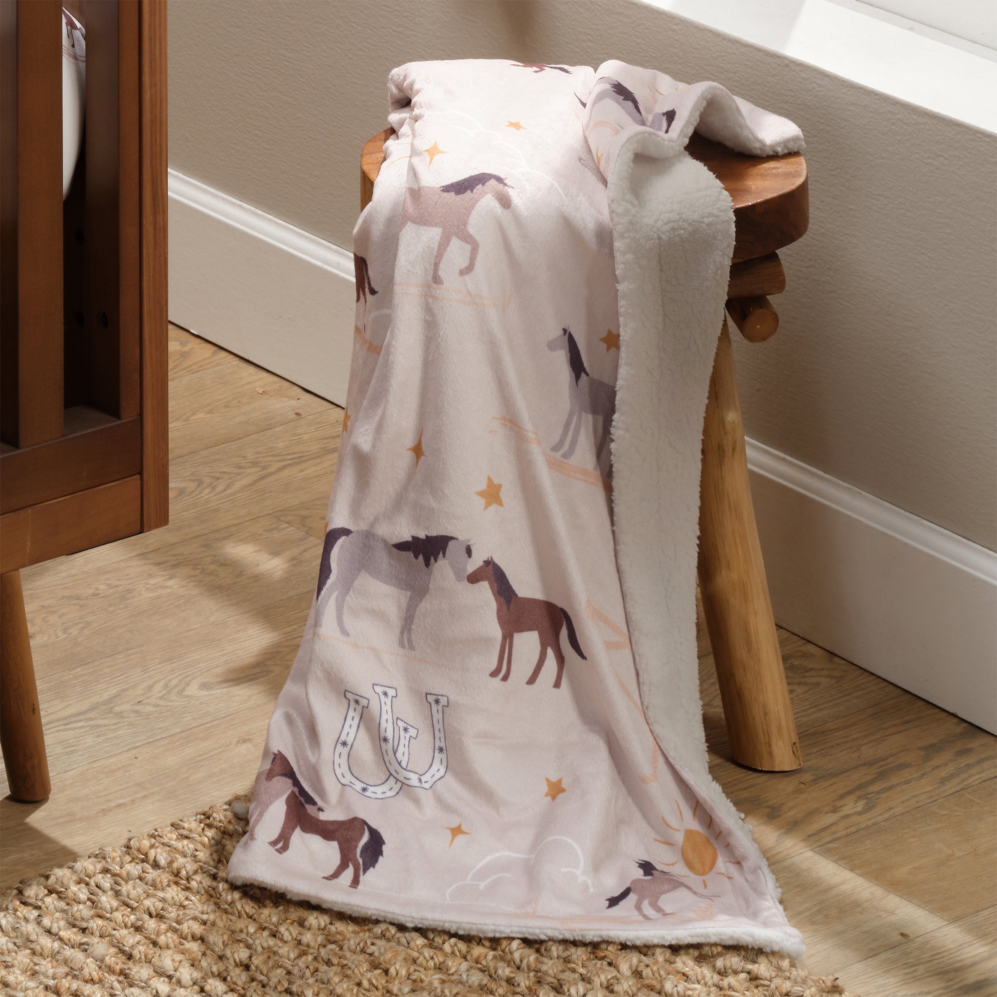 Country Western Baby Blanket by Lambs & Ivy
