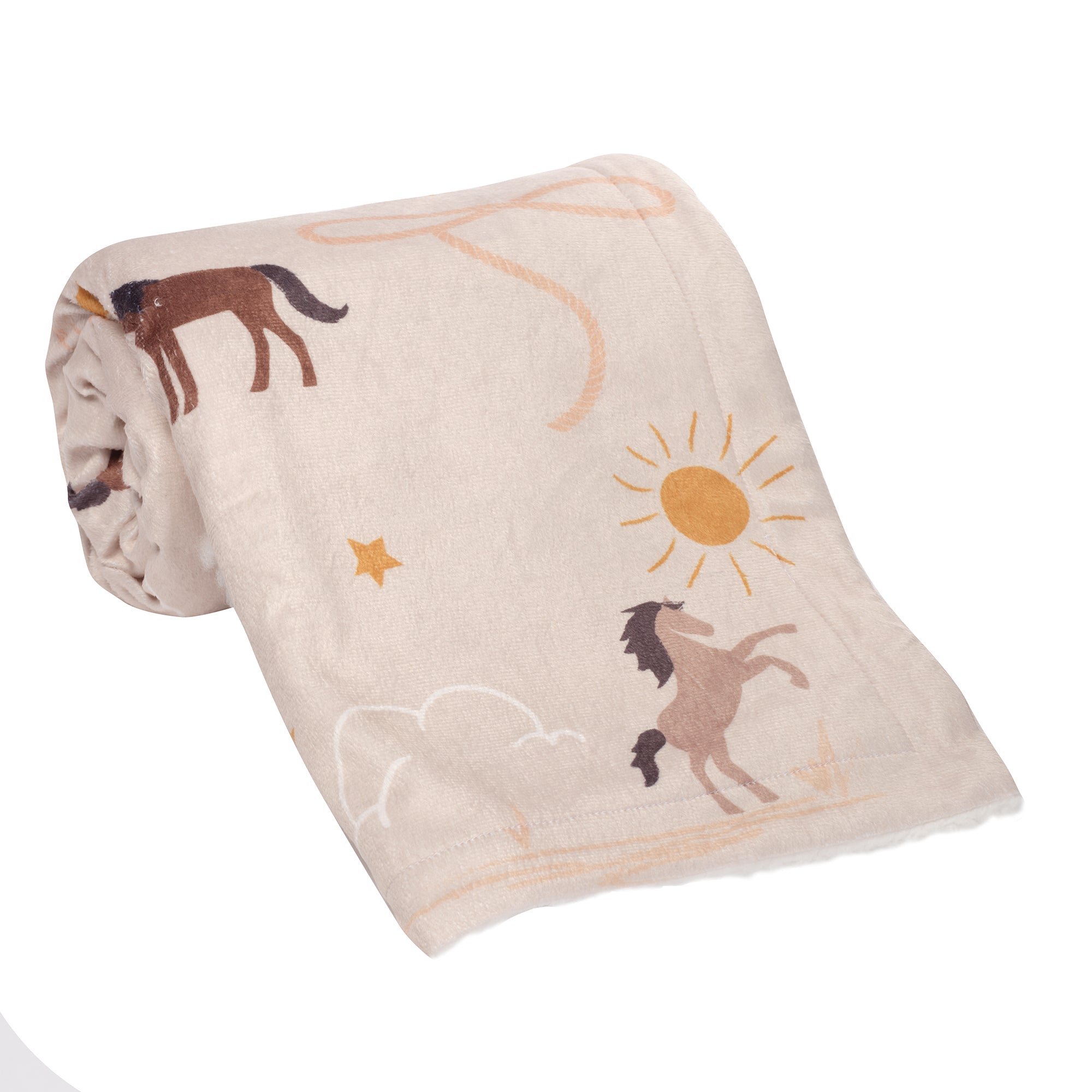 Country Western Baby Blanket by Lambs & Ivy