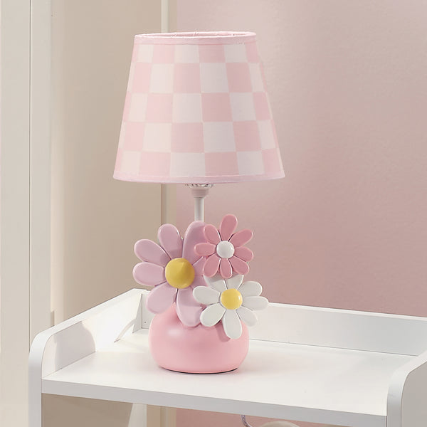 Daisy Dreams Lamp with Shade and Bulb by Lambs & Ivy