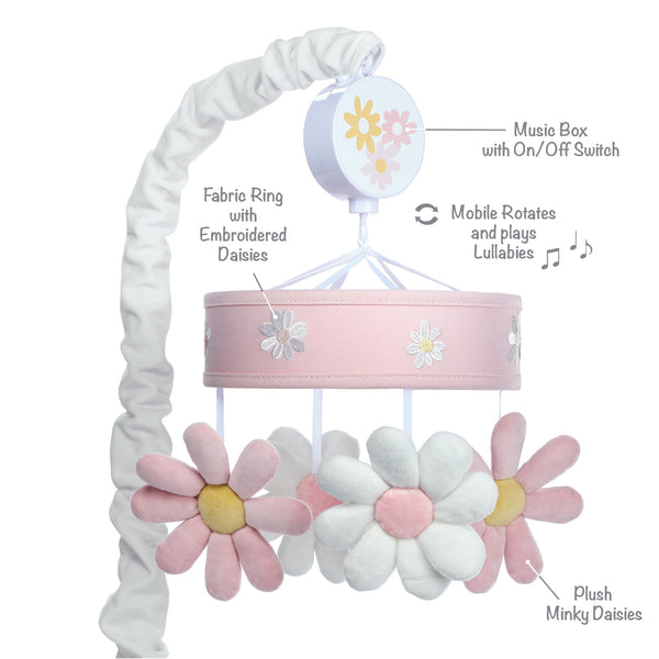 Daisy Dreams Musical Baby Crib Mobile by Lambs & Ivy