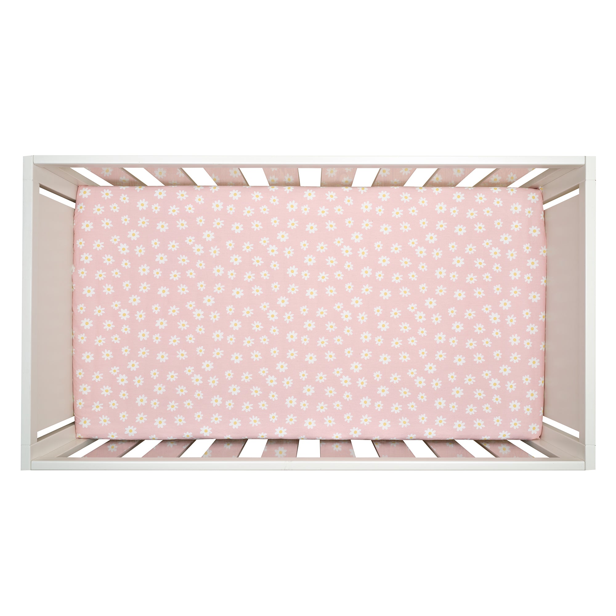 Daisy Dreams Cotton Fitted Crib Sheet by Lambs & Ivy