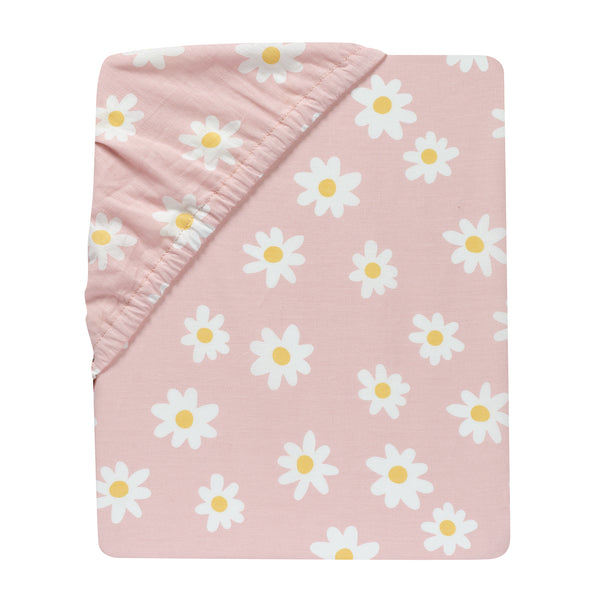 Daisy Dreams Cotton Fitted Crib Sheet by Lambs & Ivy