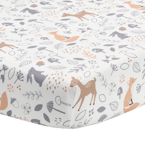 Deer Park Fitted Crib Sheet by Bedtime Originals