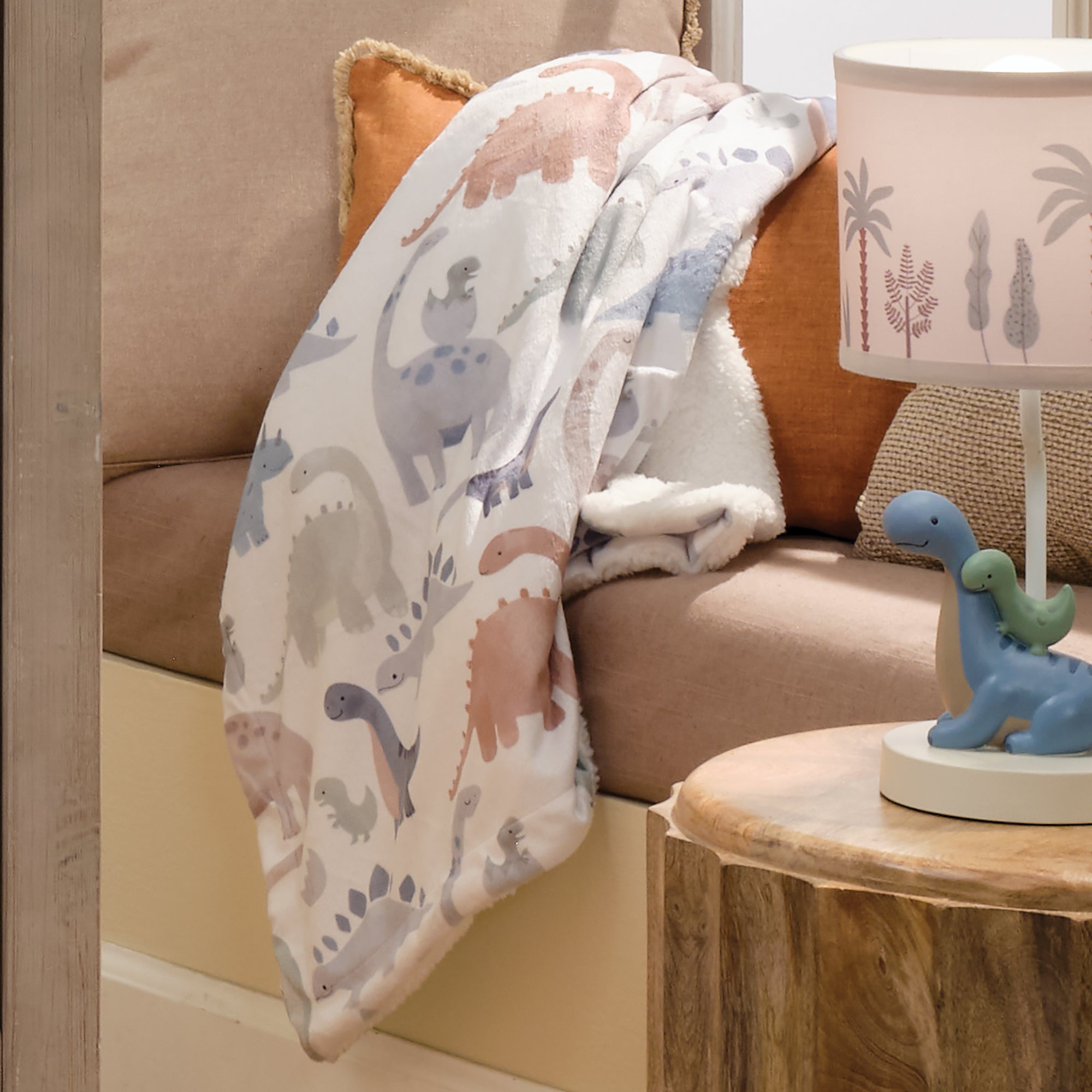 Dino-Might Baby Blanket by Lambs & Ivy