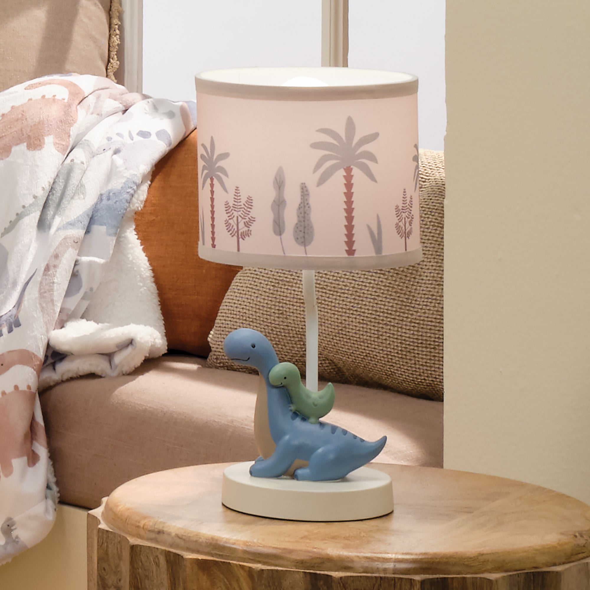 Dino-Might Lamp with Shade by Lambs & Ivy