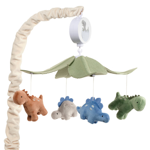 Dino-Might Musical Baby Crib Mobile by Lambs & Ivy