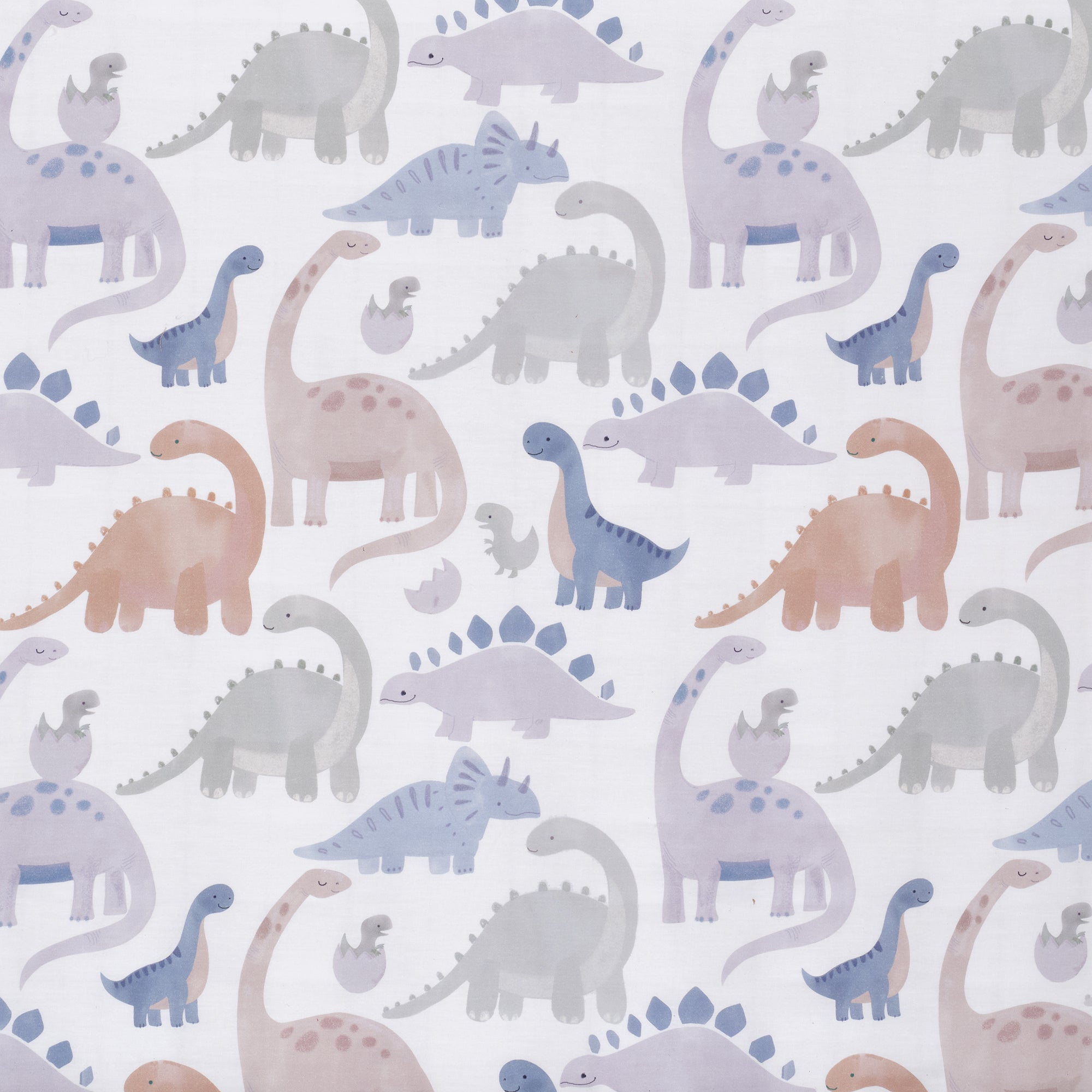 Dino-Might Cotton Fitted Crib Sheet by Lambs & Ivy