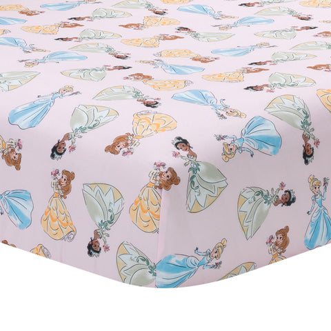 Disney Princesses Fitted Crib Sheet by Lambs & Ivy