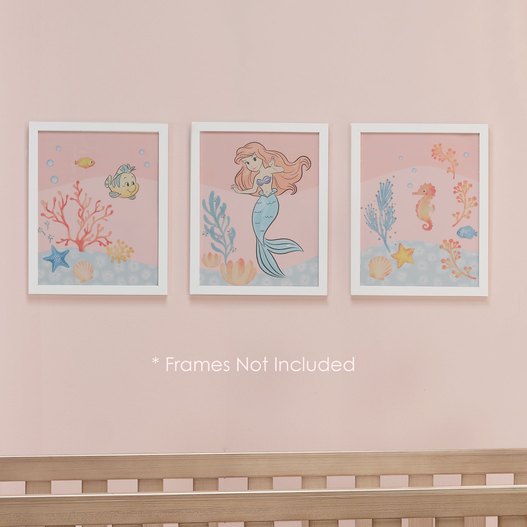 The Little Mermaid Unframed Wall Art – Lambs & Ivy the-little-mermaid-unframed-wall-art-lambs-ivy