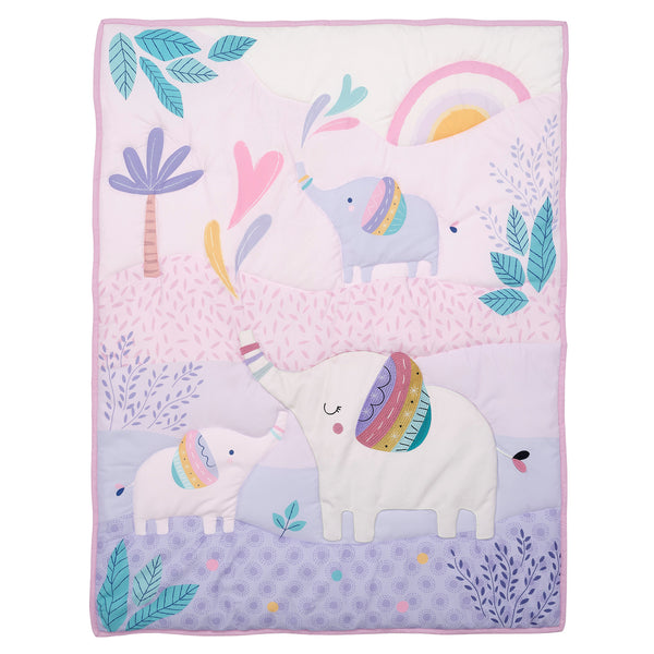 Elephant Dreams 3-Piece Crib Bedding Set by Bedtime Originals