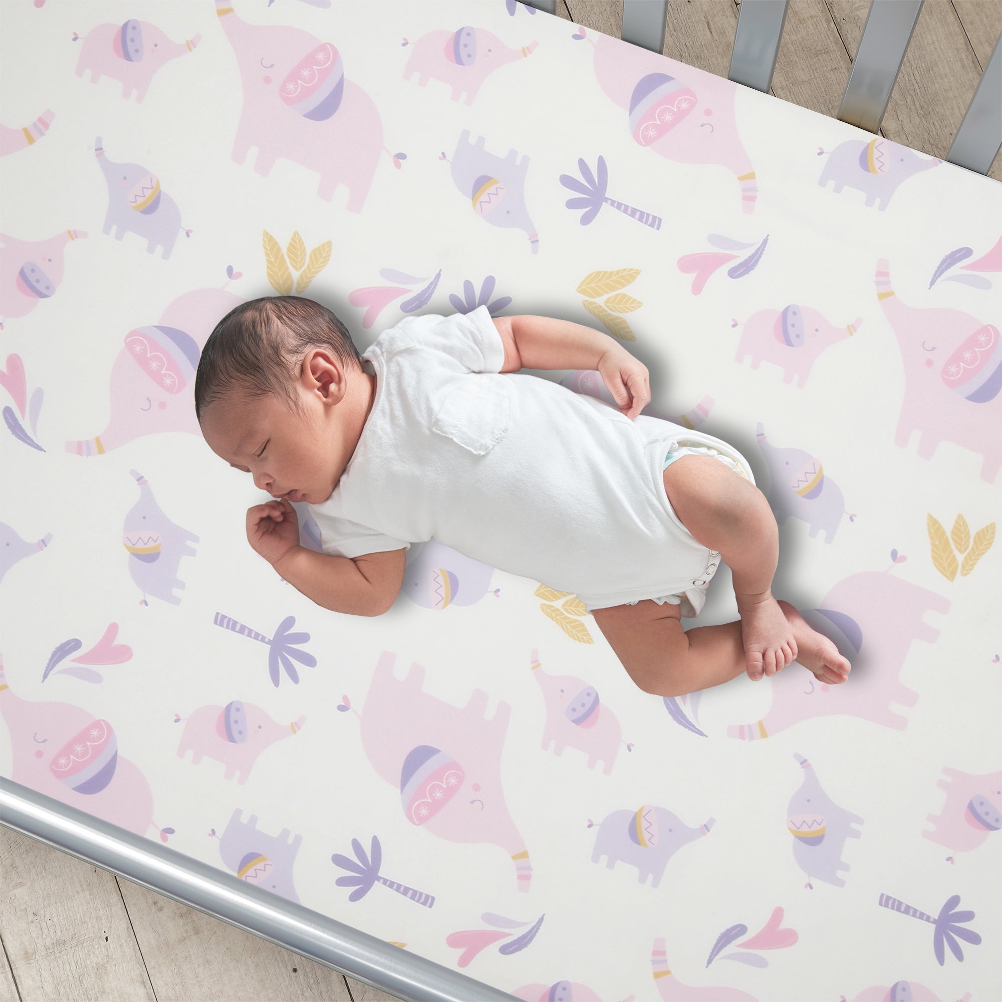 Elephant Dreams 3-Piece Crib Bedding Set by Bedtime Originals