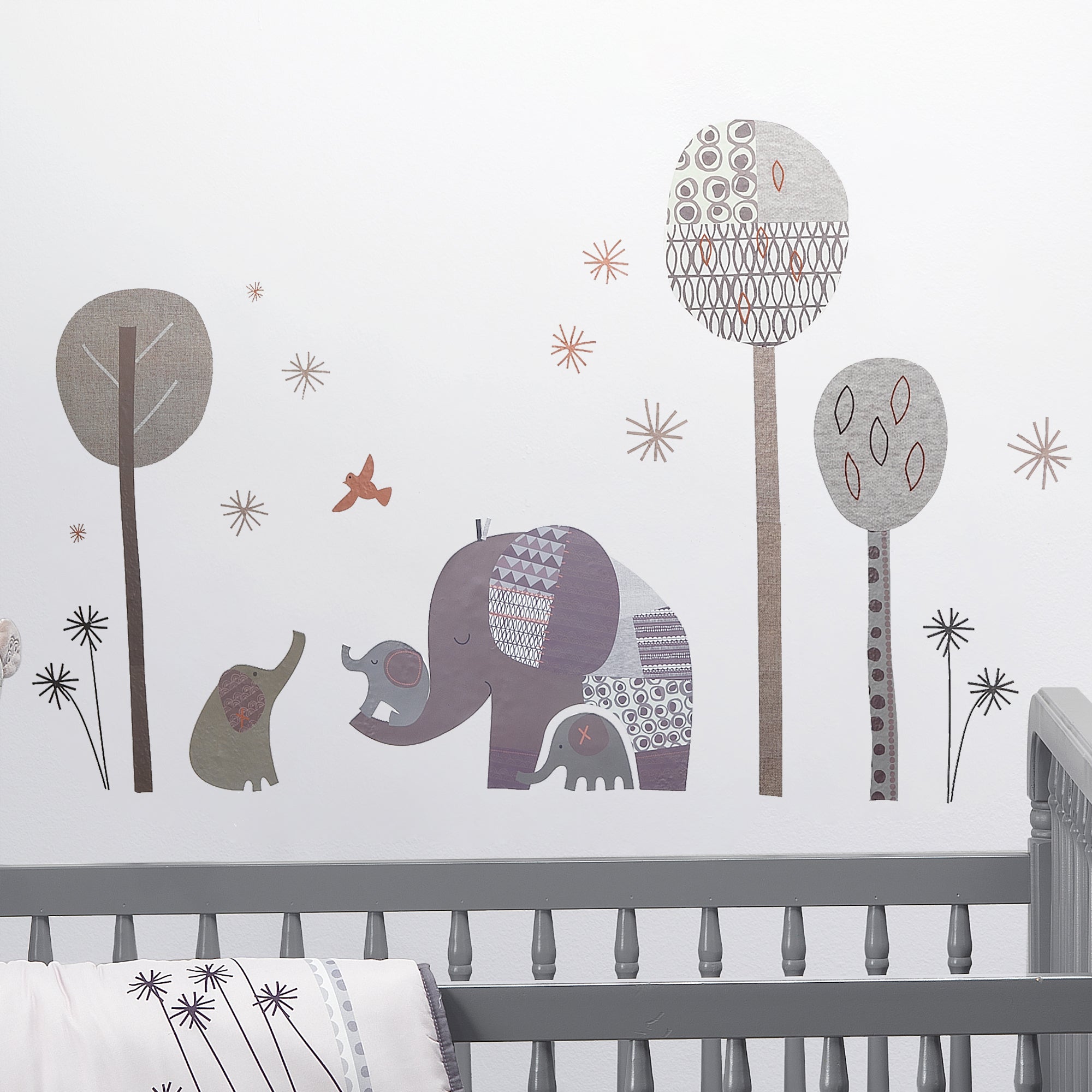 Elephant Love Wall Decals by Bedtime Originals
