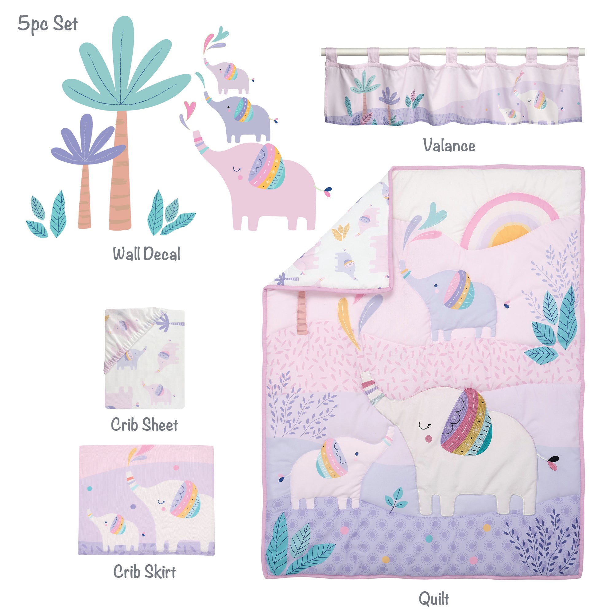 crib sheets with elephants