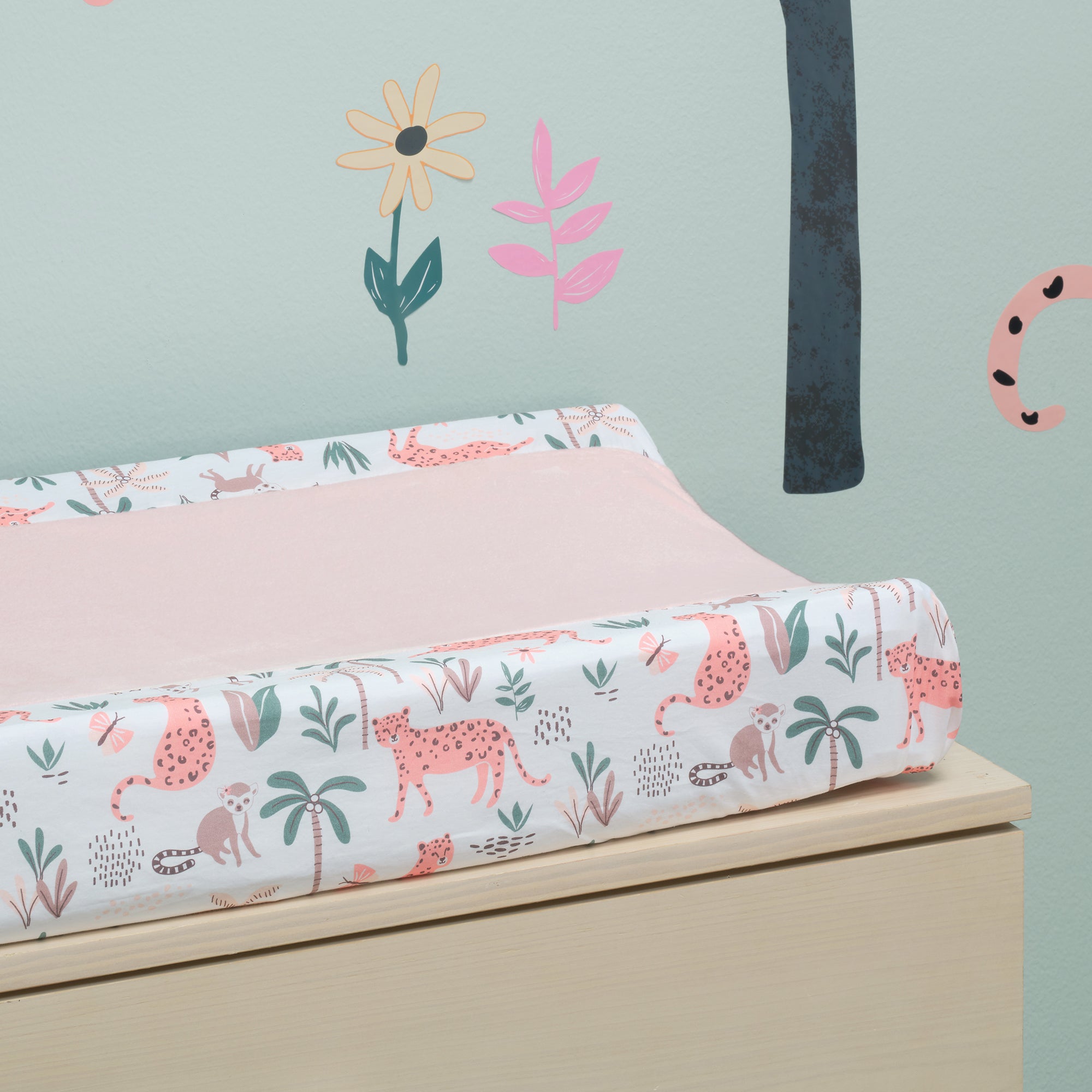 Enchanted Safari Changing Pad Cover by Lambs & Ivy