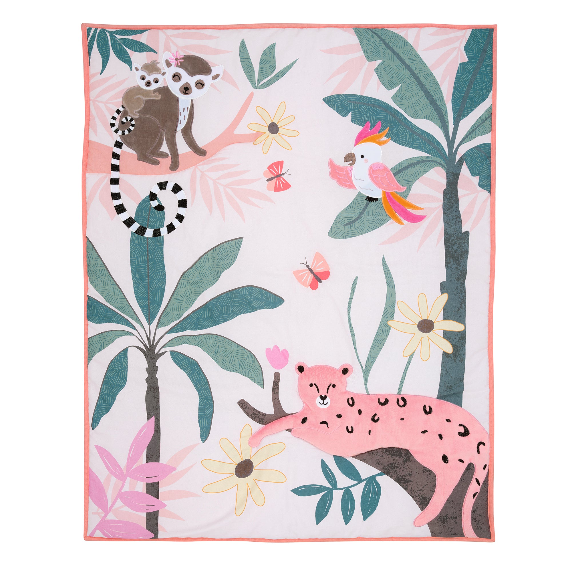 Enchanted Safari 3-Piece Crib Bedding Set by Lambs & Ivy