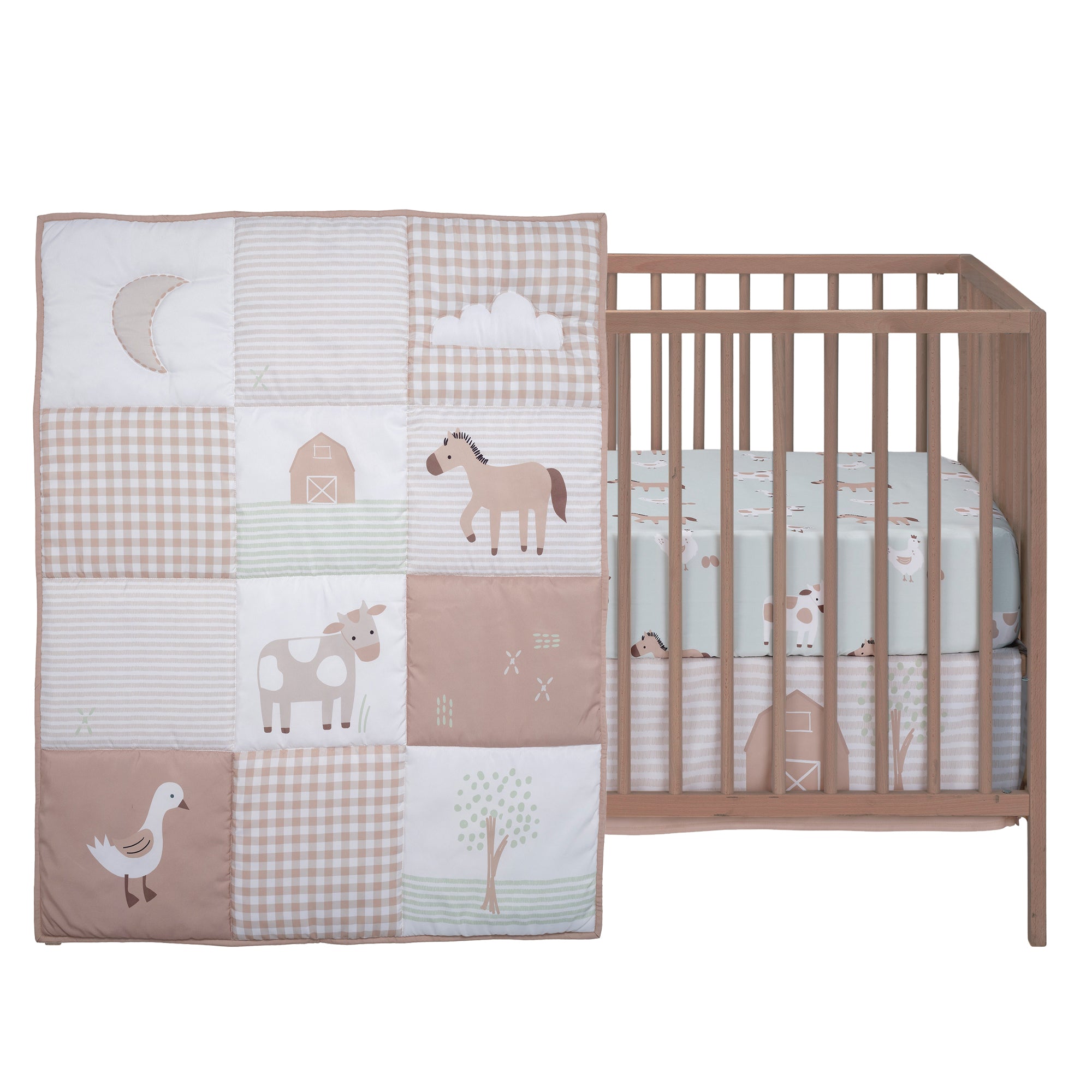 Farmyard Friends 3-Piece Crib Bedding Set by Bedtime Originals