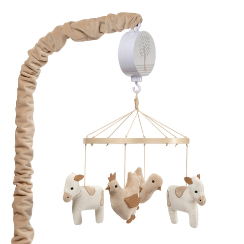 Farmyard Friends Musical Baby Crib Mobile by Bedtime Originals