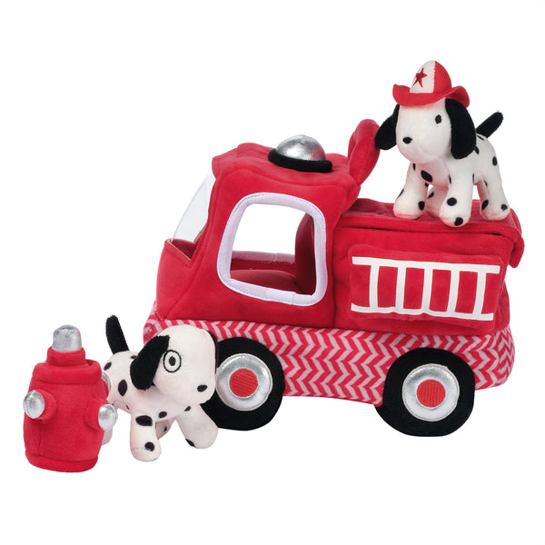 Fire Truck Interactive Plush Play Set by Lambs & Ivy